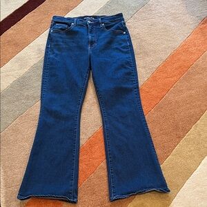Veronica Beard Dark Blue Flare Jeans